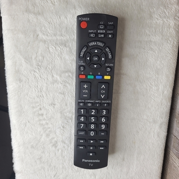 Panasonic TV remote. N2QAYB000485 - Picture 4 of 6